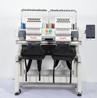 Nouvelle machine à broder informatisée Tajima à 2 têtes, 12-15 aiguilles, composants de base du moteur Dahao, utilisation domestique