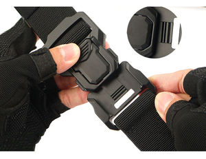 1,5 inch tactische riem van geweven band met robuuste snelontgrendelbare metalen gesp, nylon riem - Product Image 2