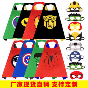 Disfraz de héroe infantil de Halloween, capa de Superman, <span class=keywords><strong>Hulk</strong></span> americano, Guerrero Araña de Frozen - Product Image 6