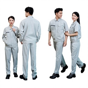 Combinaison de travail pour homme FMF - ignifuge, antistatique, respirante, haute ténacité, anti-rides, antibactérienne, manches courtes - Product Image 1