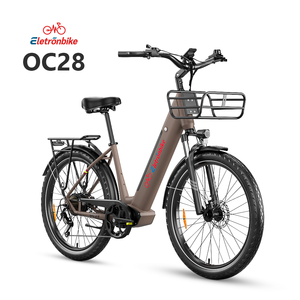 Pedelec ville pliant 28 pouces cadre alliage aluminium pour femme famille déplacement quotidien urbain vélo 250W - Product Image 1
