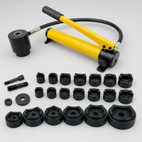 Poinçonneuse hydraulique manuelle pour tôles métalliques SKY avec pompe CP-180, outil de découpe en acier pour excavatrice