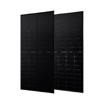 Panneaux solaires JolyWood du marché européen Panneaux solaires 455W noirs transparents entièrement noirs Modules PV à double verre de type N de 450 watts