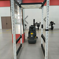 Rack de musculation de luxe à cadre complet en acier pour la maison GW605 avec pile de poids de 80 kg pour la musculation et l'entraînement des bras