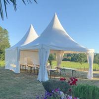 3x3m 4x4m 5x5m 6x6m Tente d'atelier d'usine avec lumières LED Tente gonflable de fête de mariage avec lumière et rideau