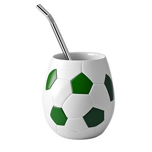 Taza de café <span class=keywords><strong>Yerba</strong></span> Mate blanca con temática de margaritas de <span class=keywords><strong>buena</strong></span> calidad con pajita de acero inoxidable, logotipo personalizable para un toque personalizado - Product Image 2