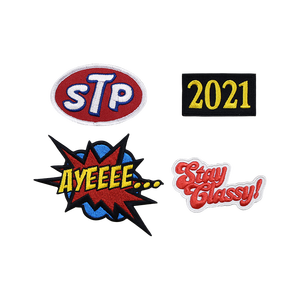 Заводская оптовая продажа, вышитые значки, нашивки на одежду, нашивки на заказ, вышивка из синели - Product Image 1