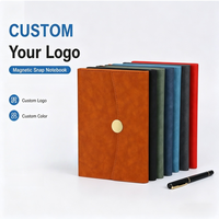Carnet de notes magnétique personnalisé de luxe, cadeau d'entreprise professionnel avec logo personnalisé pour kit d'employé
