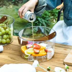 Personalizar 1.5l 2l, 3L 5l 8L Enfriador de cerveza Cubo de hielo de plástico Fabricante Champagne Habitación de hotel vodka tequila Ron gin Cubo de hielo - Product Image 2