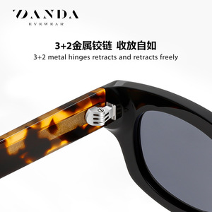 แว่นกันแดด Danda S32127 โพลาไรซ์ UV400 ลายเสือดาว สไตล์สำหรับขับรถ สำหรับทุกเพศ - Product Image 3