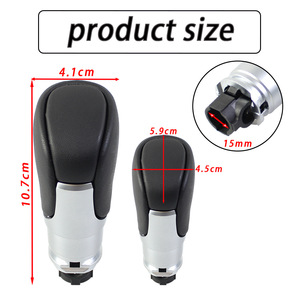 Honda Civic 11th Generation Automatic Gear <b>Shift</b> <b>Knob</b> Leather Ergonomic Design Black Car Gear <b>Knob</b> - Product Image 4