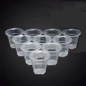 Orchid Pots with Holes Plastic Plastic Clear Slotted Orchid Pots Liners Inner Planter Cups for Orchids Planting