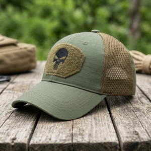 New Common Nylon/Cotton/Mesh Denim Outdoor Folding Reflective 6-Panel Baseball Cap Sport Hat 3D Embroidery Animal Custom Image - Product Image 3