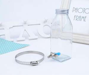 Nouveau Pet Supplies Lapin Buveur Bouteille En Verre 350ml Cage Suspendue Silencieux Petit Pet Aiguille Bouilloire - Product Image 5