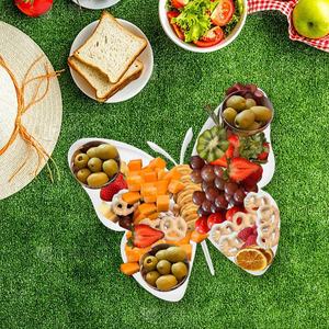 Contenedor de Alimentos Lavable para el Día de la Madre o Cumpleaños, Bandeja de Plástico Rellenable con Forma de Mariposa - Product Image 2