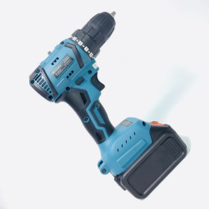 Kit de Herramientas Eléctricas Inalámbricas de 20V, Juego de Herramientas Combinadas con Taladro Percutor y Destornillador Angular sin Escobillas de Litio Recargable - Product Image 2