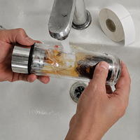 Étiquettes auto-adhésives hydrosolubles pour barquettes et couvercles de cantine, 2x1 pouce, 1x2 pouce, autocollants de marquage alimentaire dissolvables pour cuisine - Fournisseur