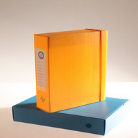 PP Boîte Ondulée A4 Taille Poly Plastique Coroplast Feuille Document Porte-Documents Pliable En Plastique Fichier Organisateur Boîte