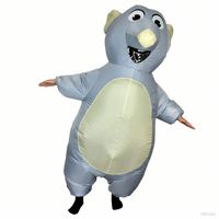 Costume de souris gonflable pour adulte Costume de souris gonflable Costume de cosplay de fête d'Halloween drôle