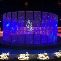 Nouvelle conception 2026 : Lumière cinétique DMX à défilement, taille personnalisable, idéale pour écrans de projection et voiles lumineux.