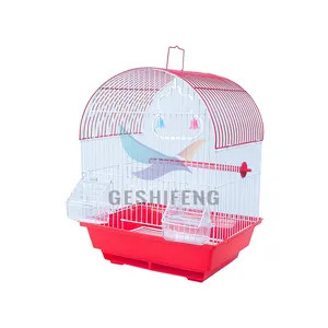 Factory Good Quality Cheap Hanging Bird Breeding Cage Parrot Iron Cage Metal Small Bird Cage