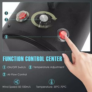 Ad alta potenza Stepless regolazione della velocità Pet asciugacapelli transfrontaliero in plastica soffiatore ad acqua per cani - Product Image 4