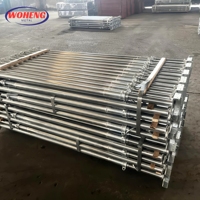 Construction Adjustable Steel Props for Concrete Scaffold Jack Post Q235 Painted Acrow Props Building Formwork WOHENG WH-A