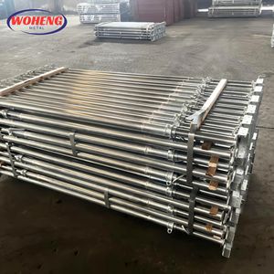 Alat peraga baja dapat diatur untuk WH-A WOHENG bangunan properti Acrow dicat Q235 pos Jack perancah beton - Product Image 5