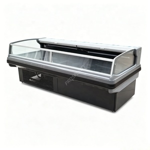Vitrine réfrigérée commerciale pour boucher, style <span class=keywords><strong>Haier</strong></span>, gris, 1,8 m, ouverte en haut, pour la présentation de viande - Product Image 4