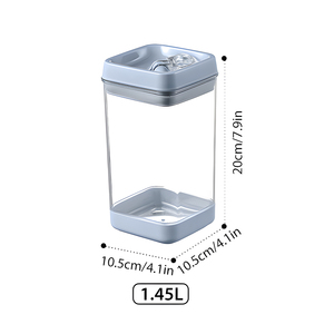 GREENSIDE Nuovi Contenitori per Alimenti in Plastica Moderni Senza BPA Ermetici per Cucina Barattoli per Cereali in Acrilico - Product Image 5