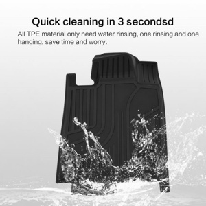 Tapis de sol de voiture en TPE de haute qualité, très vendus, inodores, toutes saisons, écologiques pour Renault <span class=keywords><strong>Duster</strong></span> 2021-2024 - Product Image 5