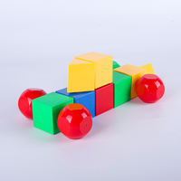 Jouets de construction éducatifs en plastique ABS à l'échelle 1:8, personnalisables, à faire soi-même, 50 pièces, pour enfants, POTENTIAL OEM