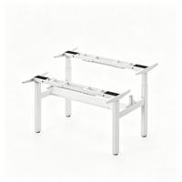 Bureau de travail électrique réglable en hauteur pour personnel, poste de travail informatique moderne, table d'étude ergonomique assis-debout