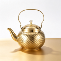 Bouilloire à thé en acier inoxydable avec logo personnalisé ODM, avec couvercle, poignée et filtre à thé, bouilloire à eau pour thé et café