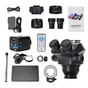 3.5x-100x 7x-50x 24MP máy ảnh 4K độ phân giải trinocular Stereo Zoom kính hiển vi trinoculaire cho điện thoại di động phole sửa chữa - Product Image 5