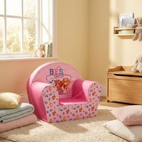 Fauteuil portable en mousse rembourrée Tataway pour filles, motif Pat'Patrouille, design contemporain, confortable et amusant