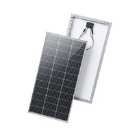Mini panneau solaire monocristallin PERC haute efficacité pour applications extérieures, 12V 18V 100W 80W 150W 120W 180W 200W personnalisable