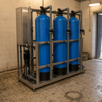 Réservoir de filtration en sable de manganèse en PRV (polymère renforcé de fibres) pour l'élimination du fer et du manganèse dans les stations de traitement des eaux