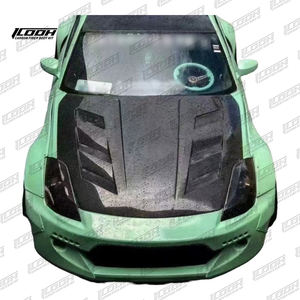 Kit de Carrocería de Fibra de Carbono Estilo IC de ICOOH Racing, Capó Delantero para <span class=keywords><strong>Nissan</strong></span> <span class=keywords><strong>350Z</strong></span> <span class=keywords><strong>2008</strong></span>+ - Product Image 4