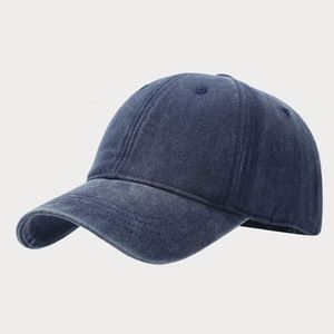 High Quality Large Head Size Faded Washed Cotton Baseball Cap Mesh Lining Golf Dad <b>Hat</b> Sports Cap - Product Image 2