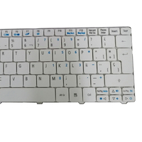 Clavier led portable Acer Aspire one D255 D260 D270 D271, livraison gratuite, blanc, espagnol