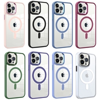 Nouvelle Arrivée Étui de Téléphone Magnétique pour Iphone 13 14 15 Série TPU PC Charge Sans Fil Magnétique Forte Étui de Téléphone pour Iphone 16 Pro
