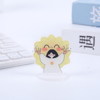 Plaque acrylique personnalisée avec photo imprimée, décoration de bureau DIY pour animaux de compagnie et anime, vente en gros de porte-clés personnalisés