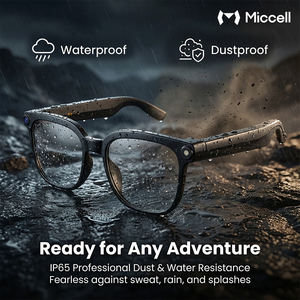 Lunettes intelligentes Miccell PAG01 avec traduction en 139 langues, étanches IP65, audio ouvert, assistant de voyage IA pour les affaires et les activités de plein air - Product Image 4