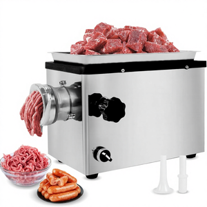 Hachoir à viande électrique commercial <span class=keywords><strong>Anatole</strong></span>, 1,3 CV, 950 W, robuste, en acier inoxydable, avec 4 plaques de broyage, 2 - Product Image 1