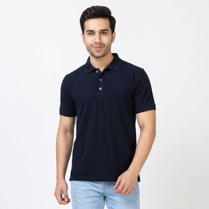 Nuevas Camisetas Polo de Algodón para Hombre, Personalizadas con Logotipo Bordado, Verano, Suaves, Antiarrugas, Diseño Liso - Product Image 1