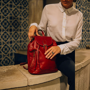 Sac à dos mini en cuir véritable de haute qualité pour femme, petit sac à dos personnalisé en cuir de vachette, autres sacs à dos de luxe, sac de voyage pour femme LSBP-0136 - Product Image 1