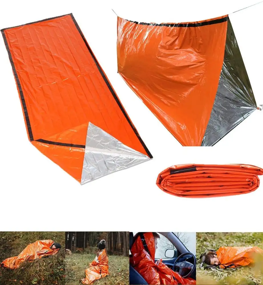 Life Tent refugio de emergencia de supervivencia-tienda de campaña de emergencia para 2 personas uso como tienda de supervivencia, refugio de emergencia, carpa de tubo para Camping