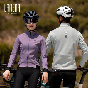 Lameda mùa thu mùa đông dài tay áo lông cừu giản dị áo khoác ngoài trời nhiệt cưỡi xe đạp cưỡi đi xe đạp cực Áo khoác lông cừu - Product Image 2