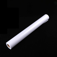 Vinyle auto-adhésif en PVC blanc brillant pour piste de danse blanche 1.52x50m